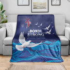 Bondi Beach Pray For Australia Blanket - Aussie Hoodie