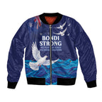 Bondi Beach Pray For Australia Personalised Bomber Jacket - Aussie Hoodie
