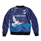 Bondi Beach Pray For Australia Personalised Bomber Jacket - Aussie Hoodie