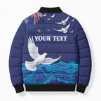 Bondi Beach Pray For Australia Personalised Bomber Puffer Jacket - Aussie Hoodie