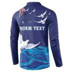 Bondi Beach Pray For Australia Personalised Button Sweatshirt - Aussie Hoodie