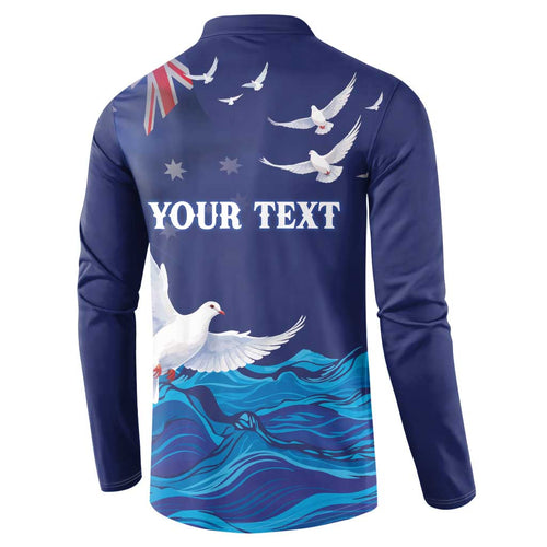 Bondi Beach Pray For Australia Personalised Button Sweatshirt - Aussie Hoodie