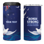 Bondi Beach Pray For Australia Personalised 4 in 1 Can Cooler Tumbler - Aussie Hoodie