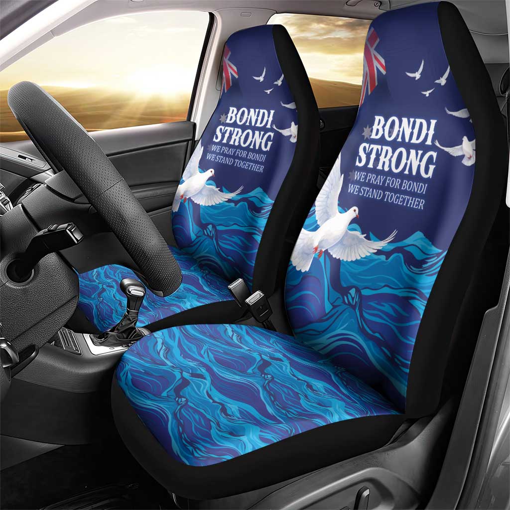 Bondi Beach Pray For Australia Car Seat Cover - Aussie Hoodie