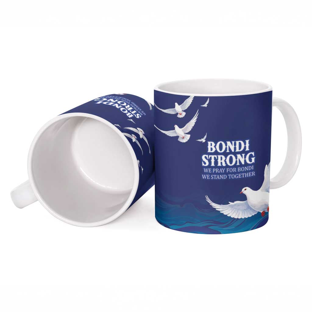 Bondi Beach Pray For Australia Personalised Ceramic Mug - Aussie Hoodie