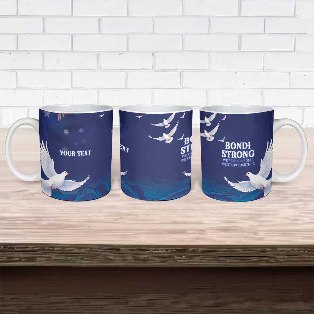 Bondi Beach Pray For Australia Personalised Ceramic Mug - Aussie Hoodie
