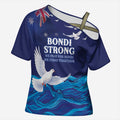 Bondi Beach Pray For Australia Personalised Cross Shoulder Shirt - Aussie Hoodie