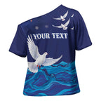 Bondi Beach Pray For Australia Personalised Cross Shoulder Shirt - Aussie Hoodie