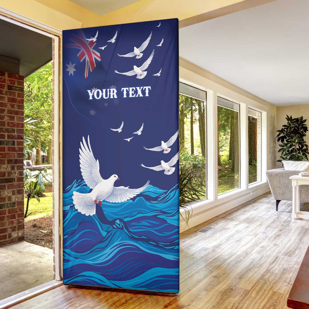Bondi Beach Pray For Australia Personalised Door Cover - Aussie Hoodie