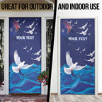 Bondi Beach Pray For Australia Personalised Door Cover - Aussie Hoodie