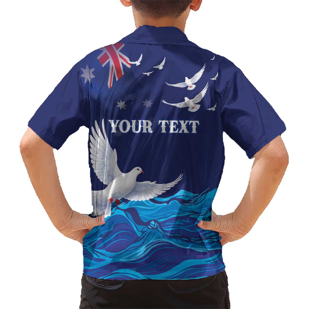 Bondi Beach Pray For Australia Personalised Family Matching Long Sleeve Bodycon Dress and Hawaiian Shirt - Aussie Hoodie