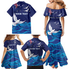 Bondi Beach Pray For Australia Personalised Family Matching Mermaid Dress and Hawaiian Shirt - Aussie Hoodie