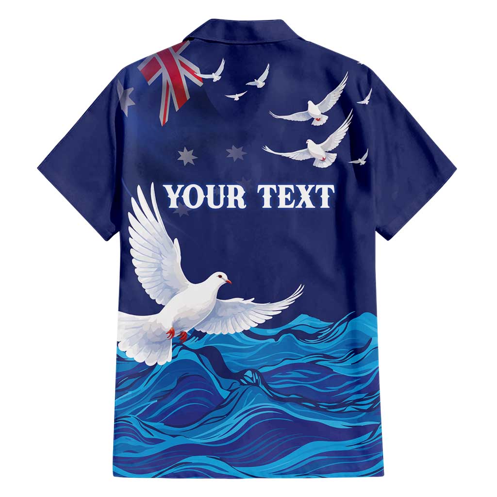 Bondi Beach Pray For Australia Personalised Family Matching Off The Shoulder Long Sleeve Dress and Hawaiian Shirt - Aussie Hoodie