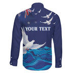 Bondi Beach Pray For Australia Personalised Family Matching Off The Shoulder Long Sleeve Dress and Hawaiian Shirt - Aussie Hoodie