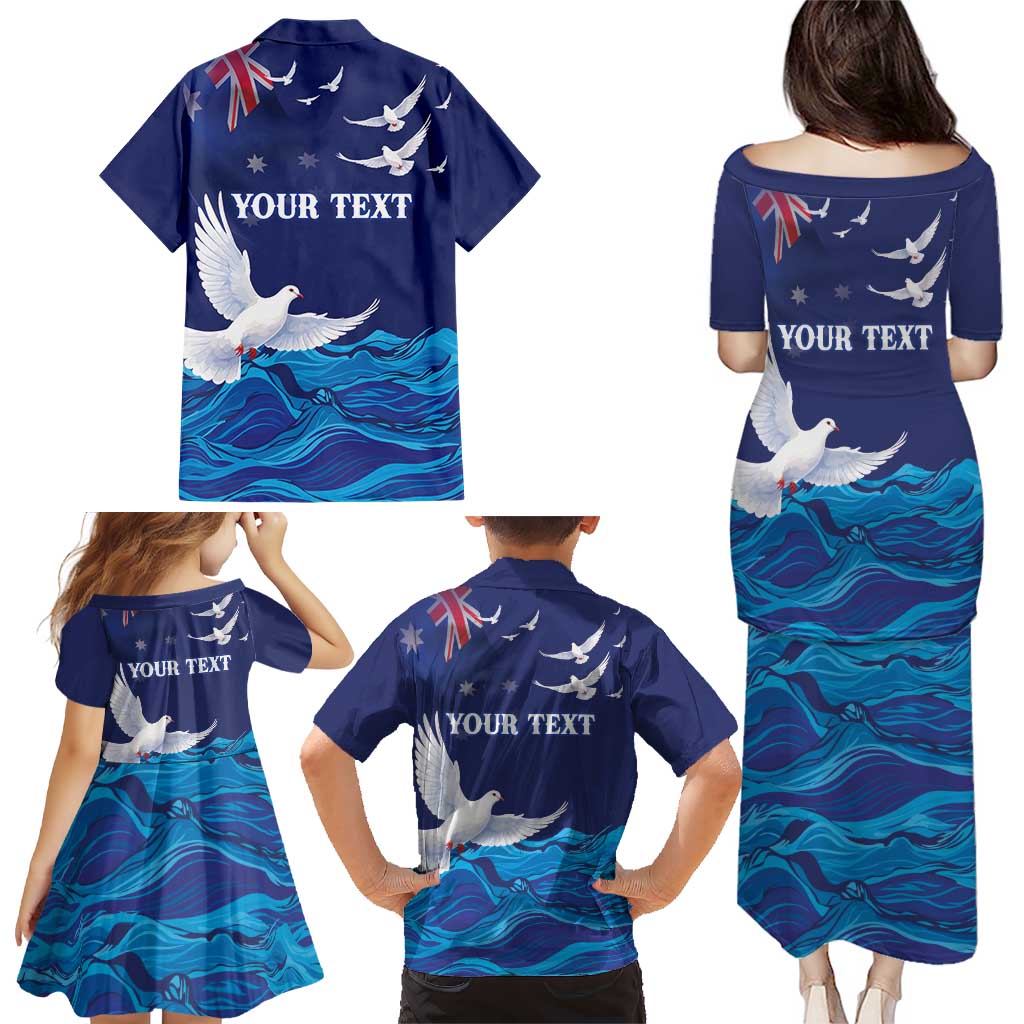 Bondi Beach Pray For Australia Personalised Family Matching Puletasi and Hawaiian Shirt - Aussie Hoodie