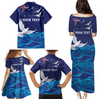 Bondi Beach Pray For Australia Personalised Family Matching Puletasi and Hawaiian Shirt - Aussie Hoodie