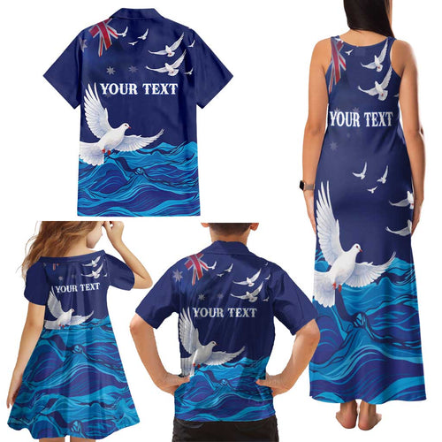 Bondi Beach Pray For Australia Personalised Family Matching Tank Maxi Dress and Hawaiian Shirt - Aussie Hoodie