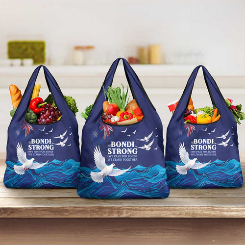 Bondi Beach Pray For Australia Grocery Bag - Aussie Hoodie