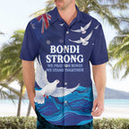 Bondi Beach Pray For Australia Personalised Hawaiian Shirt - Aussie Hoodie