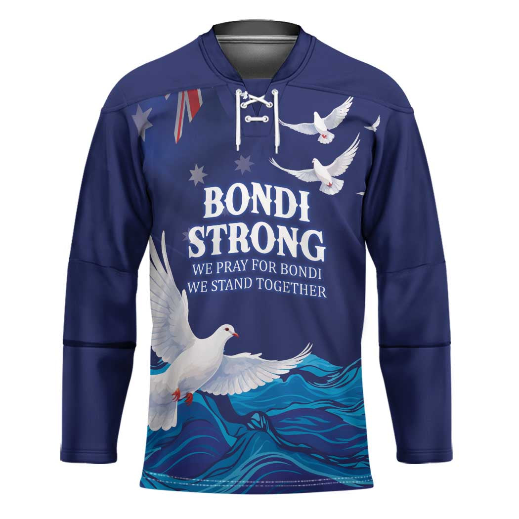 Bondi Beach Pray For Australia Personalised Hockey Jersey - Aussie Hoodie