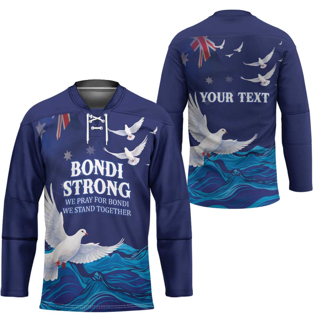 Bondi Beach Pray For Australia Personalised Hockey Jersey - Aussie Hoodie