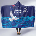 Bondi Beach Pray For Australia Hooded Blanket - Aussie Hoodie