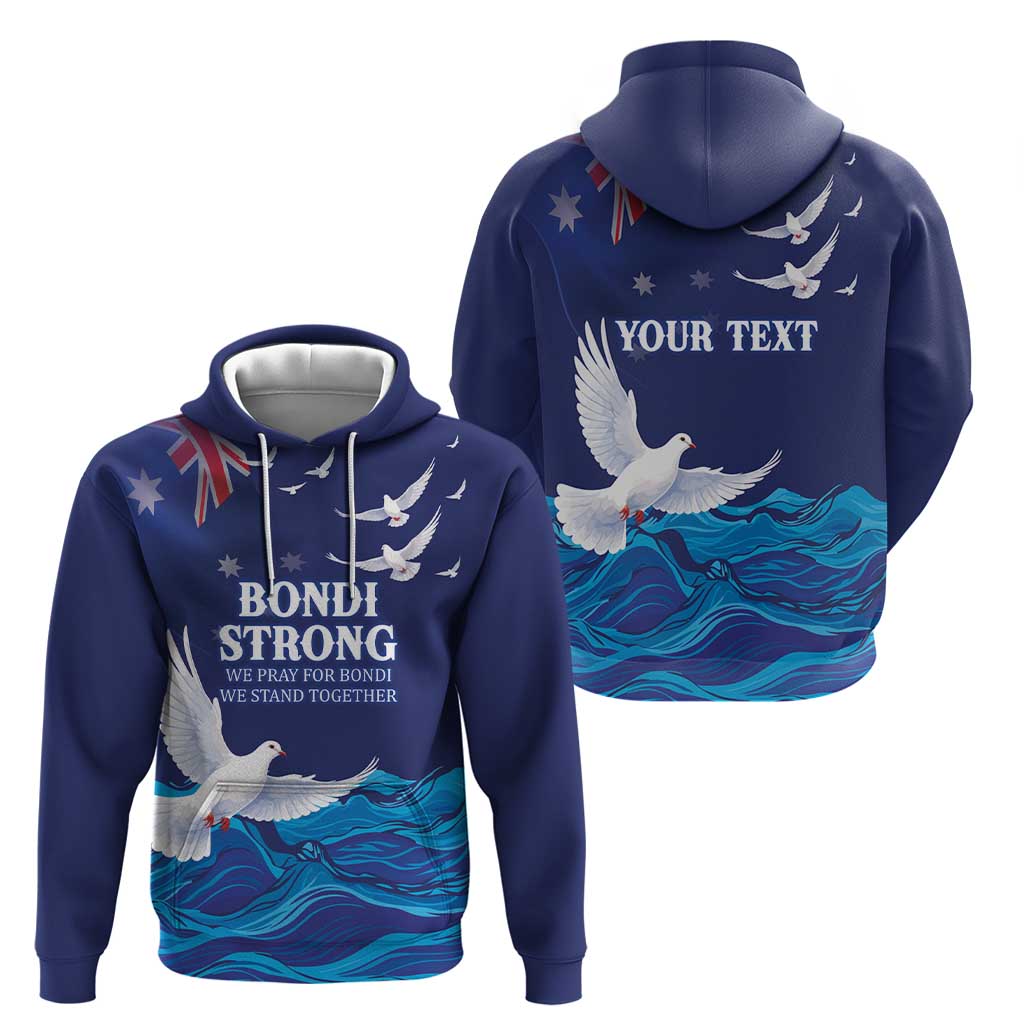 Bondi Beach Pray For Australia Personalised Hoodie - Aussie Hoodie