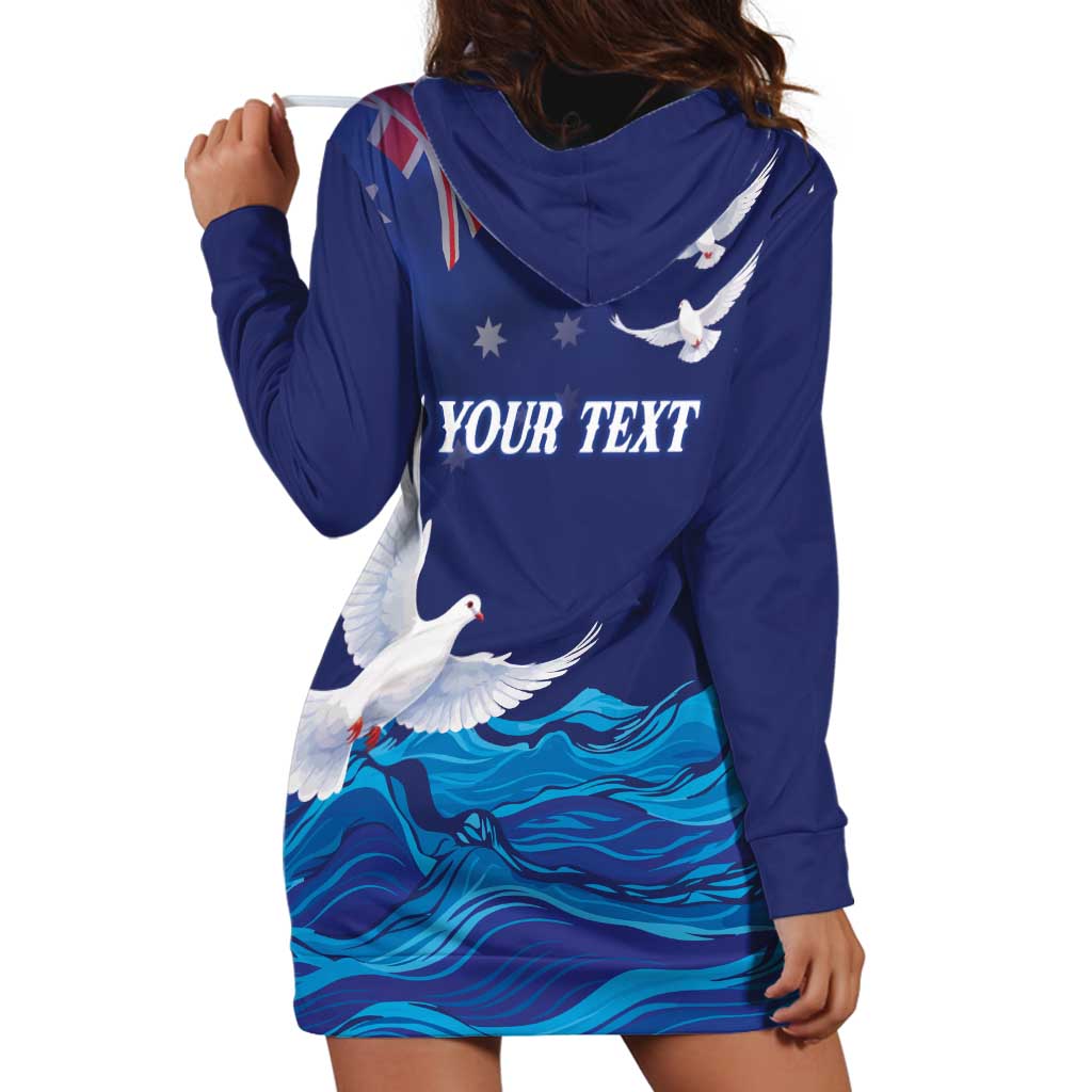 Bondi Beach Pray For Australia Personalised Hoodie Dress - Aussie Hoodie