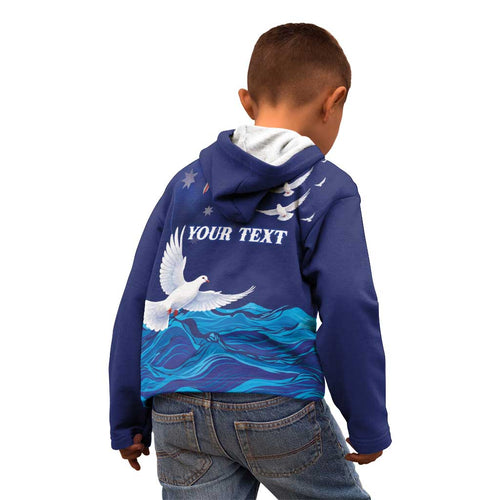 Bondi Beach Pray For Australia Personalised Kid Hoodie - Aussie Hoodie