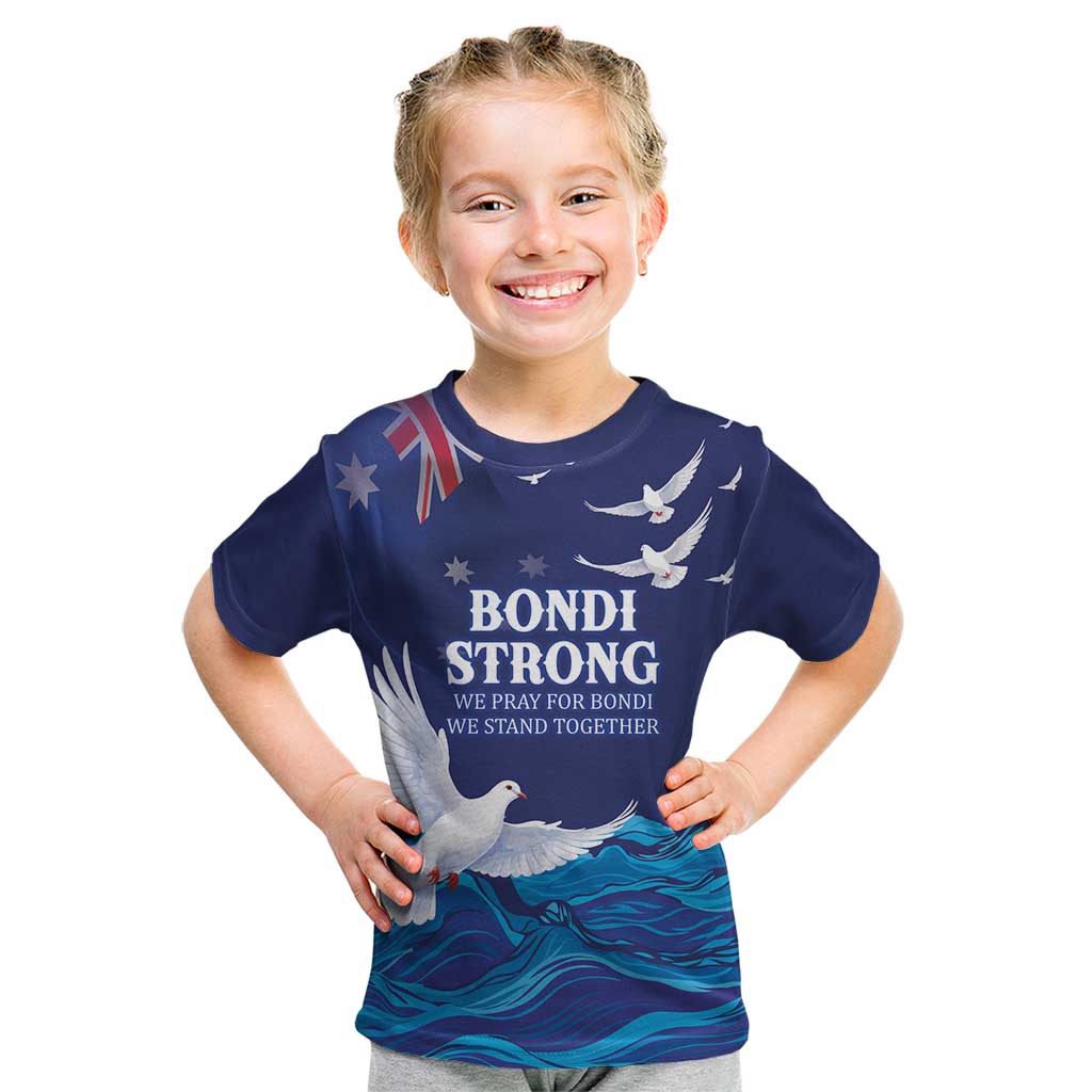 Bondi Beach Pray For Australia Personalised Kid T Shirt - Aussie Hoodie