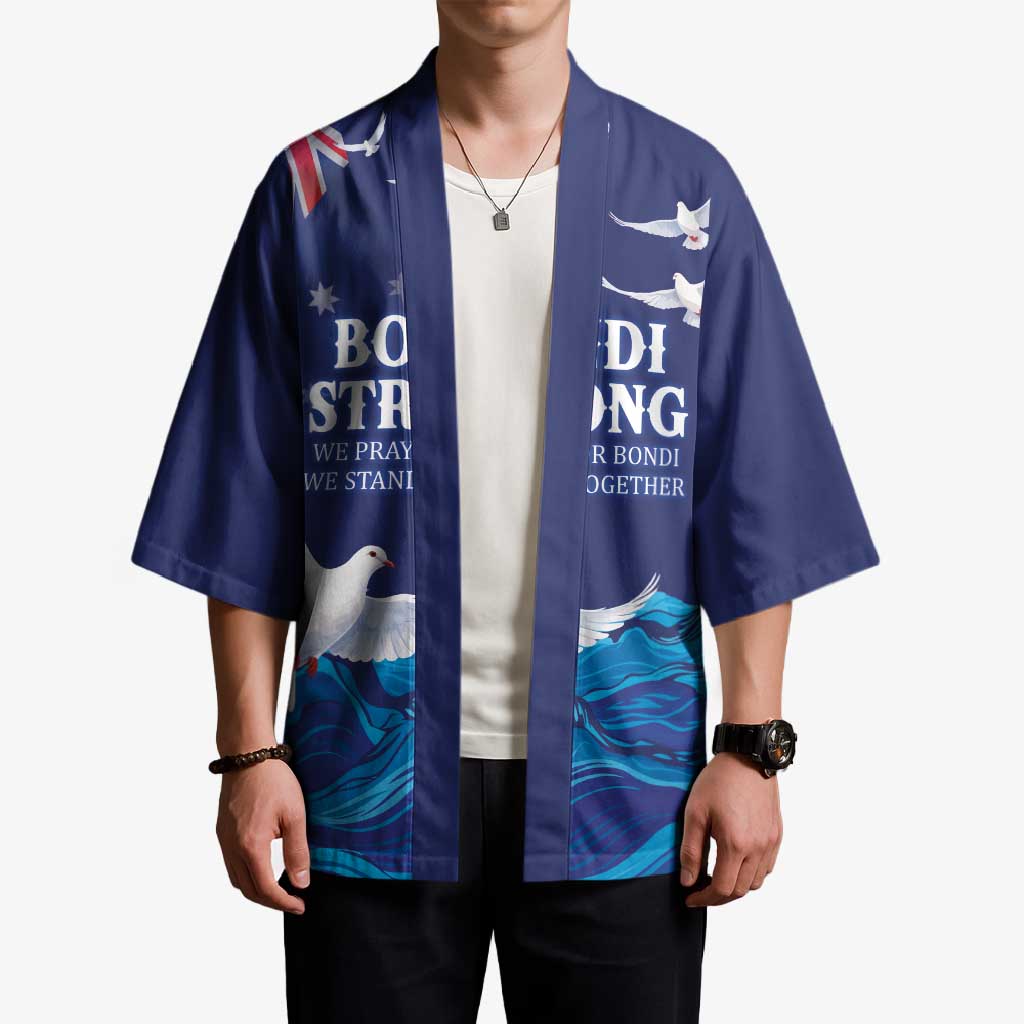 Bondi Beach Pray For Australia Personalised Kimono - Aussie Hoodie