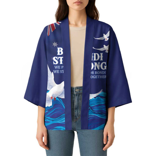 Bondi Beach Pray For Australia Personalised Kimono - Aussie Hoodie