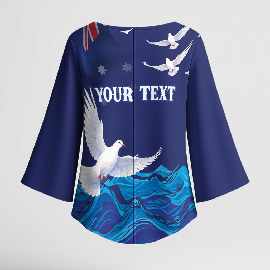 Bondi Beach Pray For Australia Personalised Kimono Sleeve Blouse - Aussie Hoodie