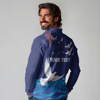 Bondi Beach Pray For Australia Personalised Long Sleeve Polo Shirt - Aussie Hoodie