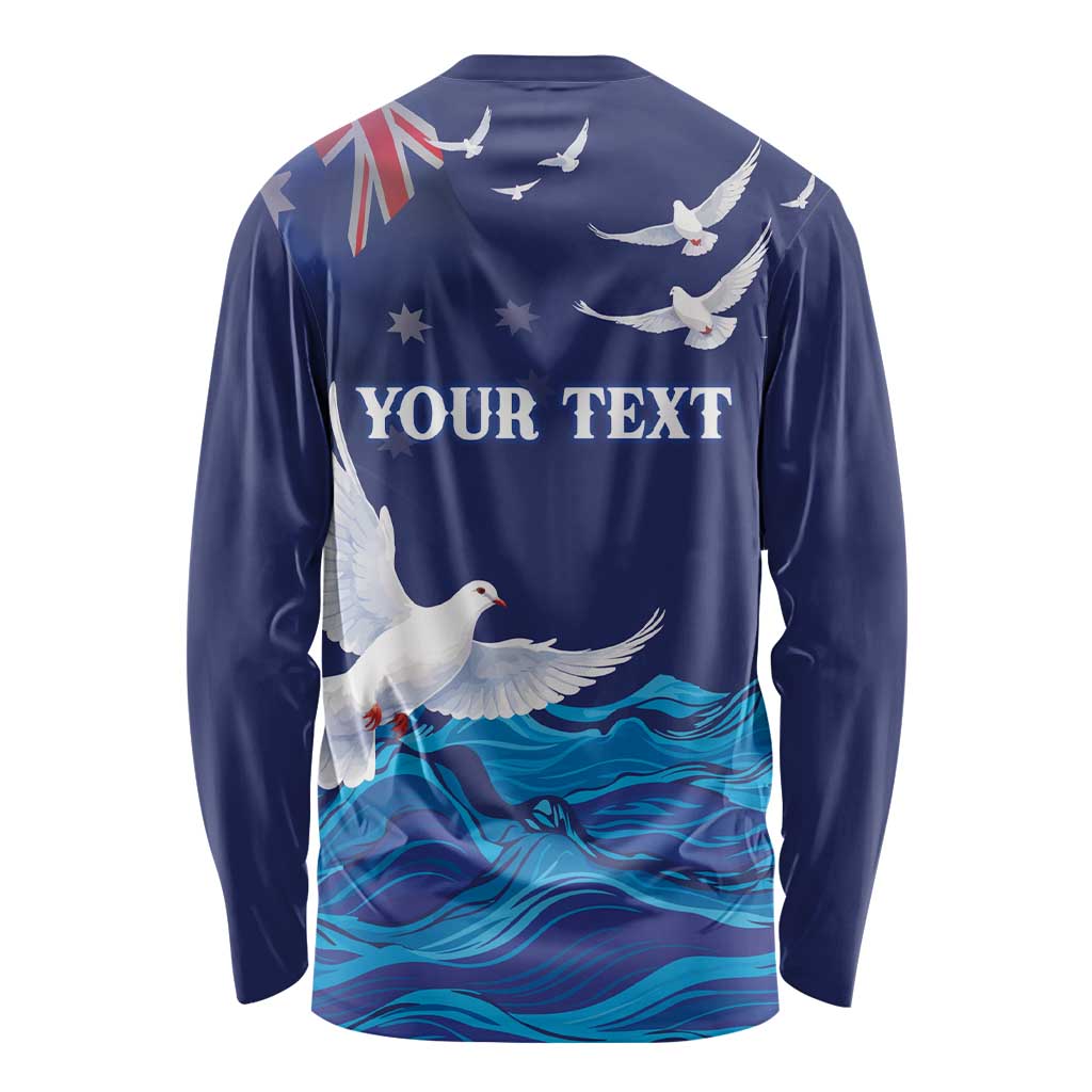 Bondi Beach Pray For Australia Personalised Long Sleeve Shirt - Aussie Hoodie