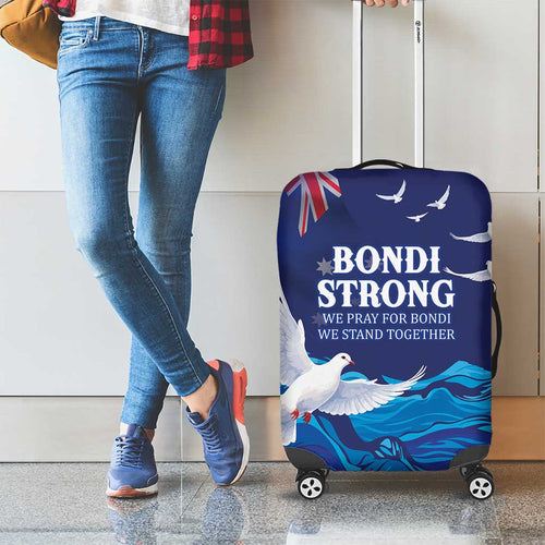 Bondi Beach Pray For Australia Luggage Cover - Aussie Hoodie