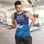 Bondi Beach Pray For Australia Personalised Men Tank Top - Aussie Hoodie