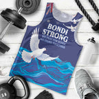 Bondi Beach Pray For Australia Personalised Men Tank Top - Aussie Hoodie