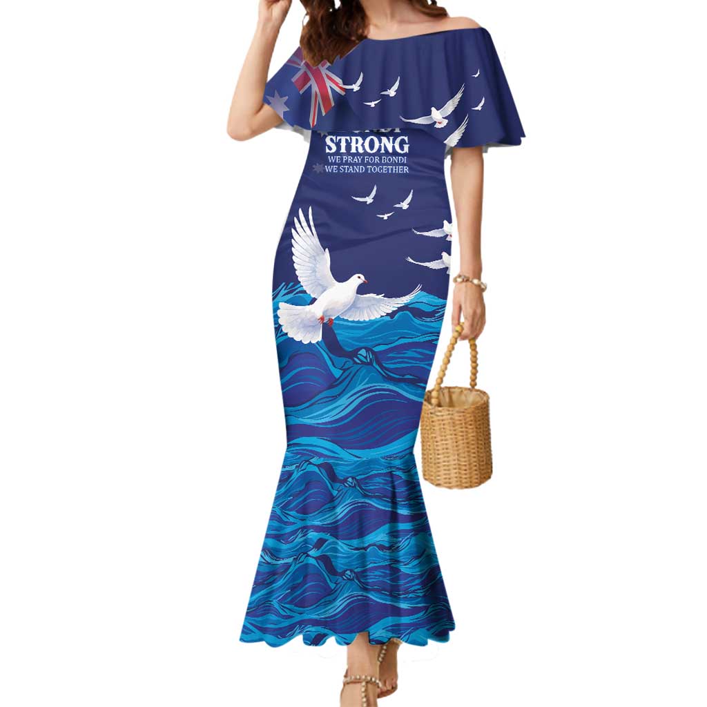 Bondi Beach Pray For Australia Personalised Mermaid Dress - Aussie Hoodie