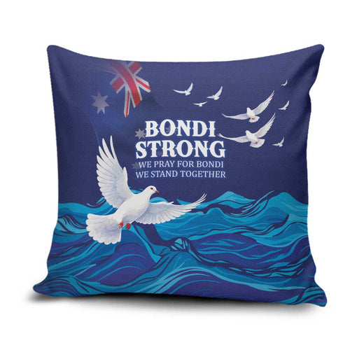 Bondi Beach Pray For Australia Pillow Cover - Aussie Hoodie