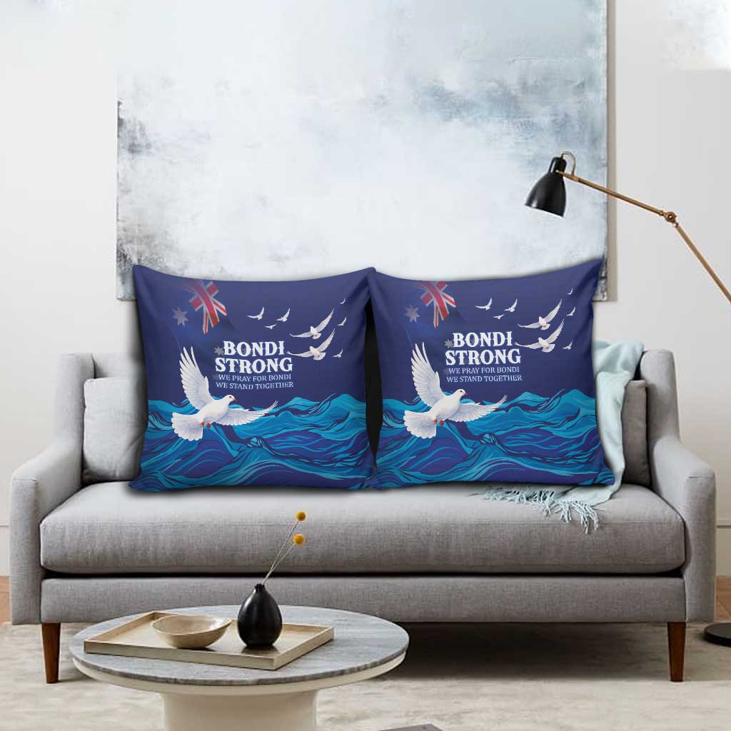 Bondi Beach Pray For Australia Pillow Cover - Aussie Hoodie