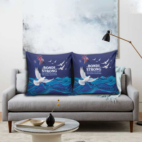 Bondi Beach Pray For Australia Pillow Cover - Aussie Hoodie