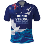 Bondi Beach Pray For Australia Personalised Polo Shirt - Aussie Hoodie