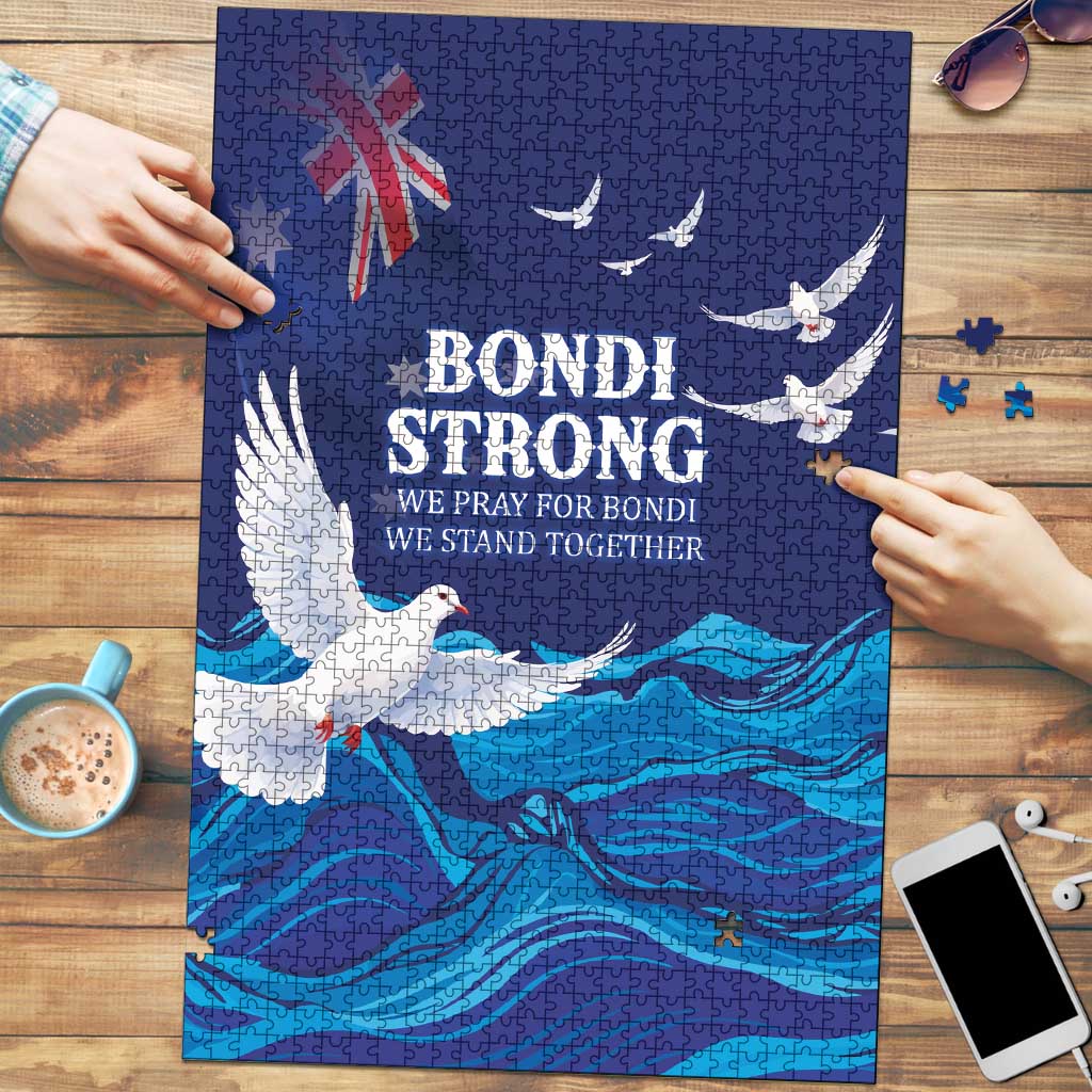 Bondi Beach Pray For Australia Puzzle - Aussie Hoodie
