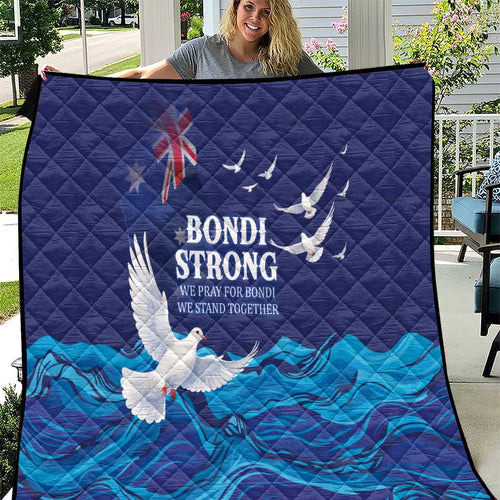 Bondi Beach Pray For Australia Quilt - Aussie Hoodie