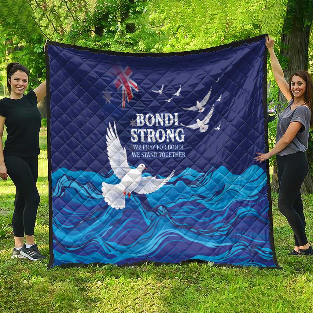 Bondi Beach Pray For Australia Quilt - Aussie Hoodie