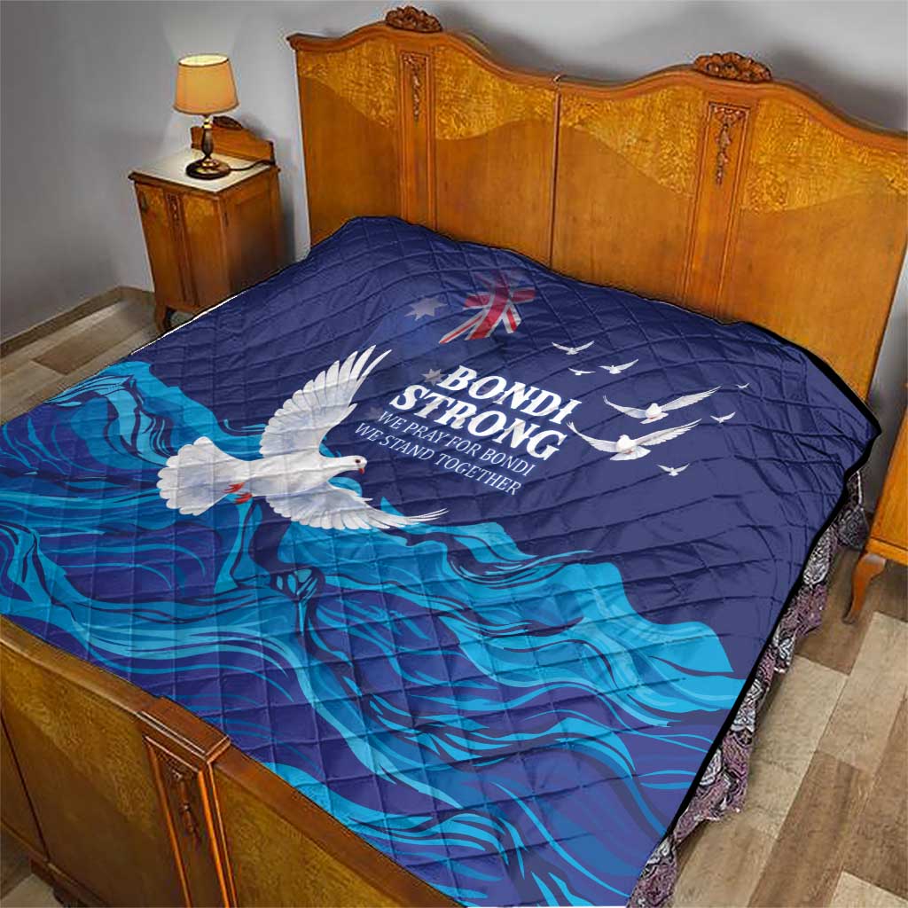 Bondi Beach Pray For Australia Quilt - Aussie Hoodie