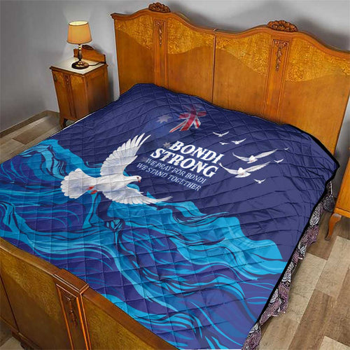 Bondi Beach Pray For Australia Quilt - Aussie Hoodie