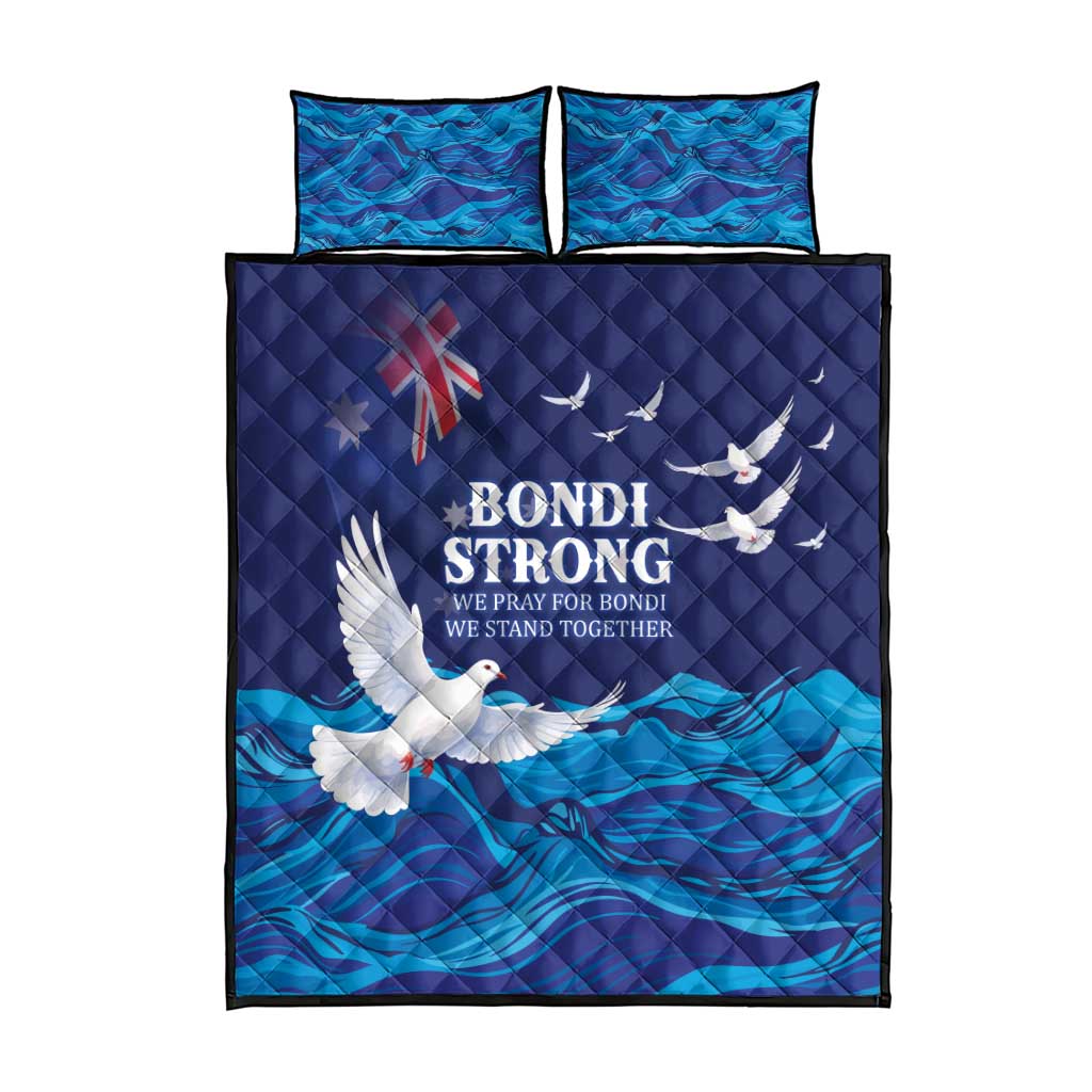 Bondi Beach Pray For Australia Quilt Bed Set - Aussie Hoodie