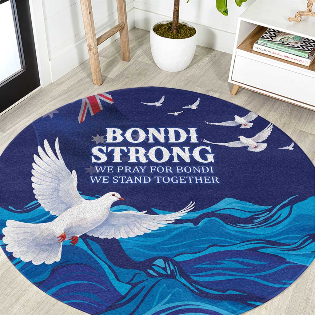 Bondi Beach Pray For Australia Round Carpet - Aussie Hoodie